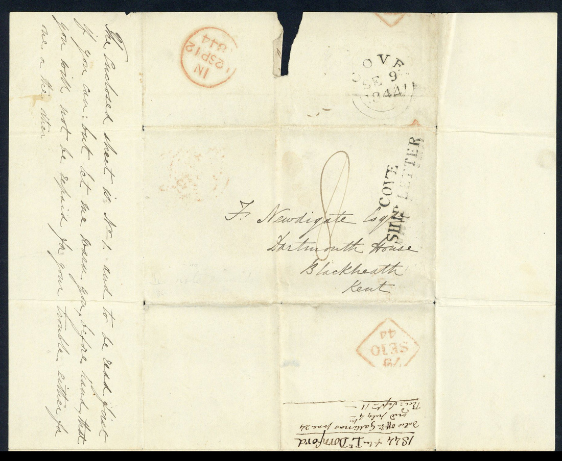 1620 - Sierra Leone Early Letters 1844 (26 June) entire letter, headed...