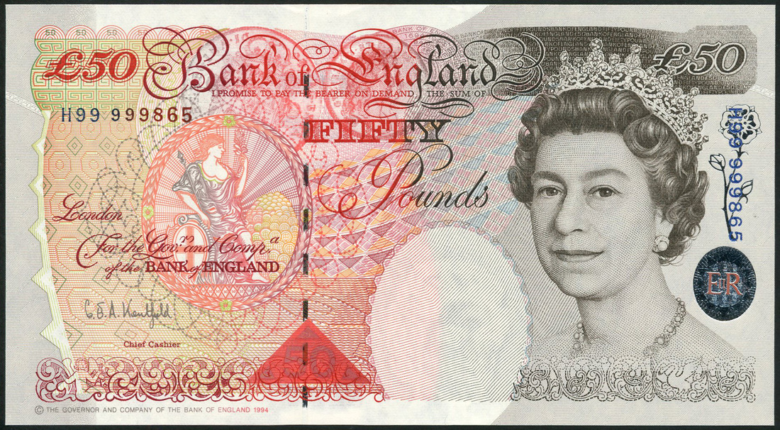 2934 - Bank of England, Kenfield/Lowther, a group of £10 and £50 notes,...