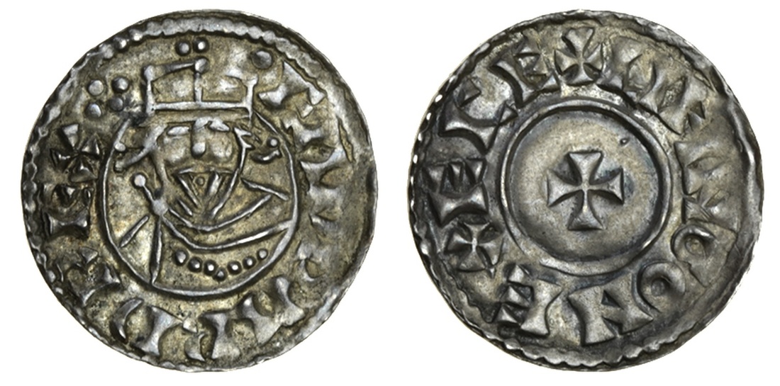 715 - Edward the Confessor (1042-66), Penny, Facing Bust/Small Cross t...