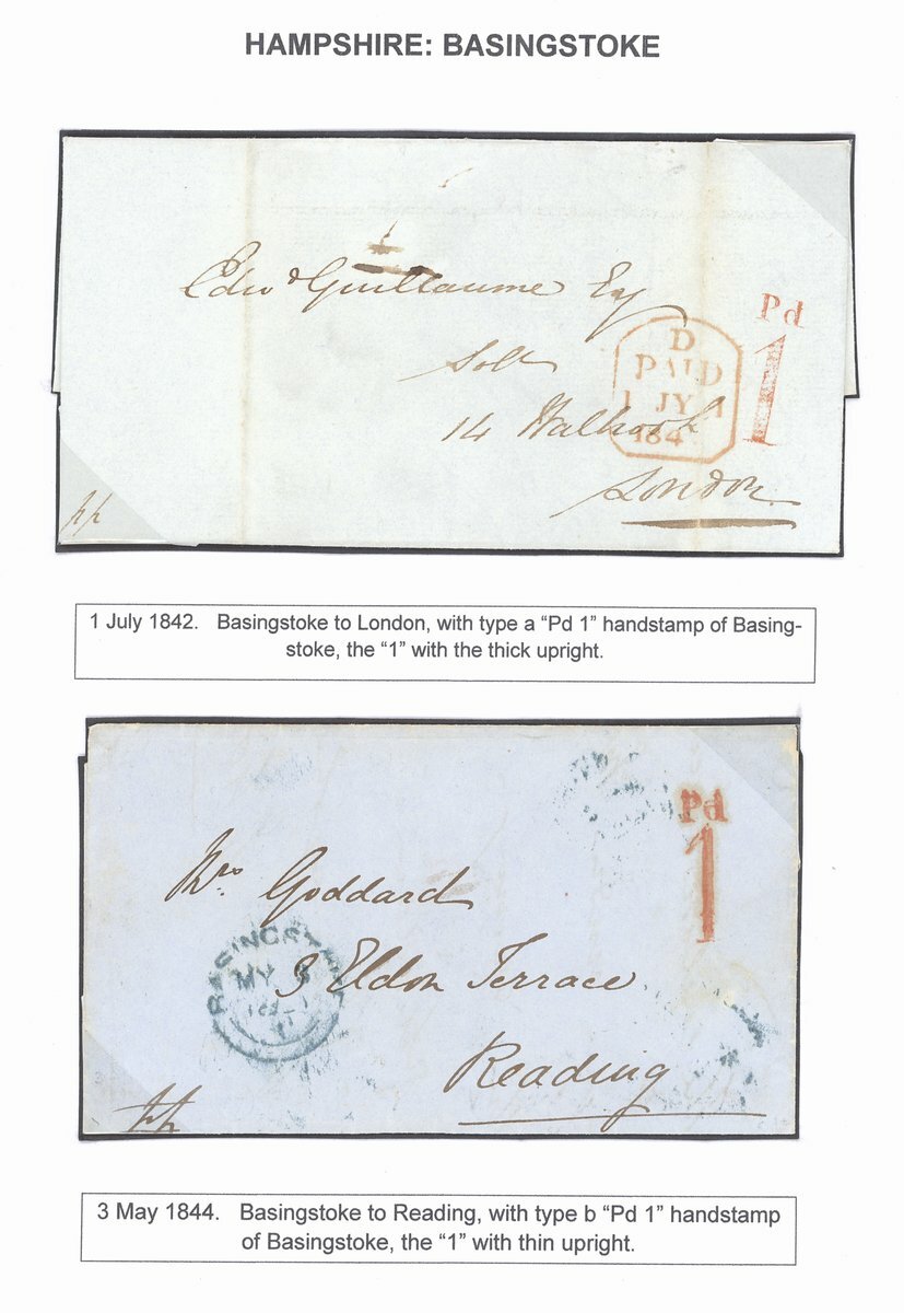 1018 - Great Britain Postal History 1840-50 eleven entire letters with...