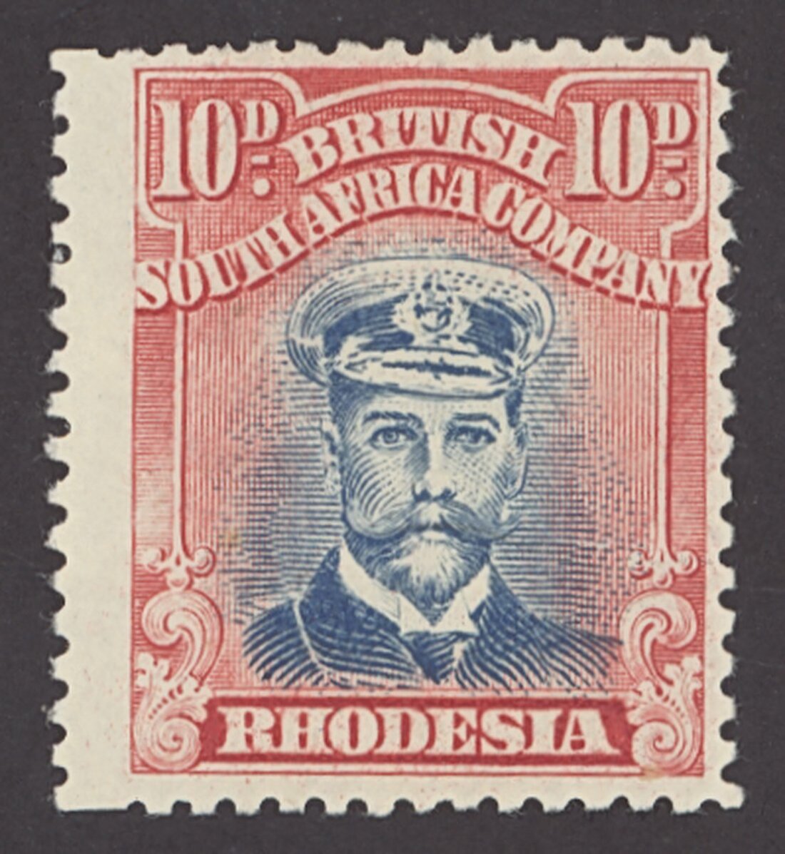 150 rhodesia 1913 24 admiral issue ten pence head die iiib perforat 