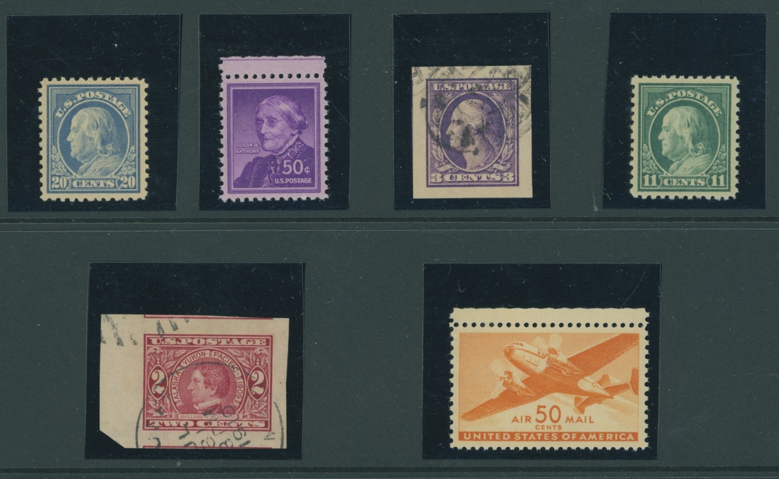 5732 - United States 1909-55 choice selection (7) including 1902 2c. c...