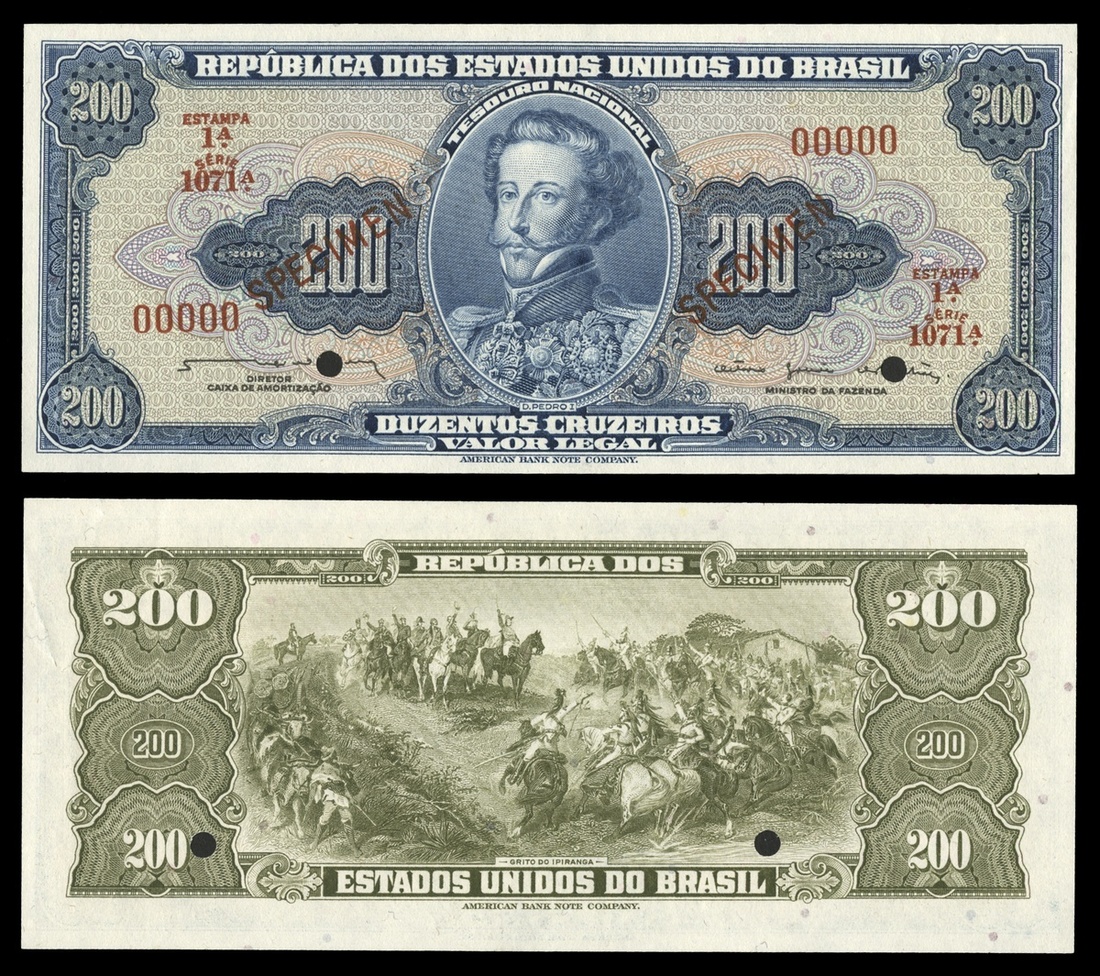 1 Republica Dos Estados Unidos Do Brazil Banknote