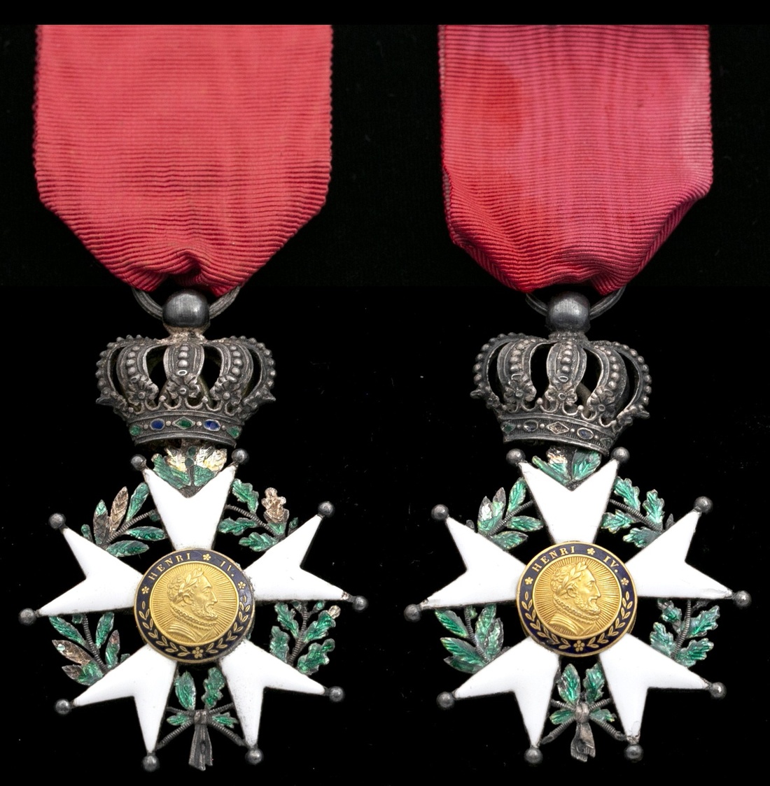 5 France Legion Of Honor Pair Of Knight S Crosses July Monarchy