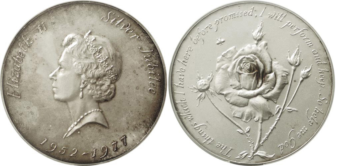 183 - Great Britain, Queen Elizabeth II (1952- ), silver ...