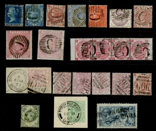 2067 British Levant British Post Offices Collection On Stockpage 19 2067 British Levant British Post Offices Collection On Stockpage 19