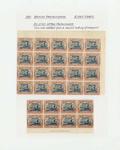 1296 - North Borneo 1901-05 Overprinted 