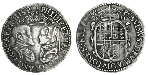 Escudo de Felipe II de 1558. Nimega. 17007_95_1