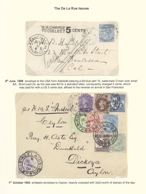 185 - South Australia Covers 1874-1911 envelopes (16, four registered)...