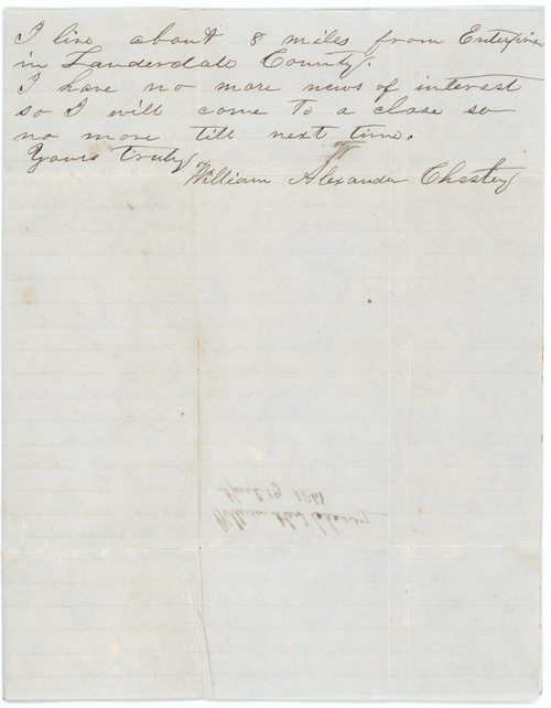 756 - United States of America William Alexander Chesney 1861 (19 Apri...