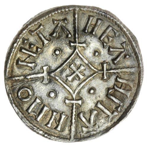 7 - Wessex, Alfred the Great (871-899), Penny, 'Cross and Lozenge 