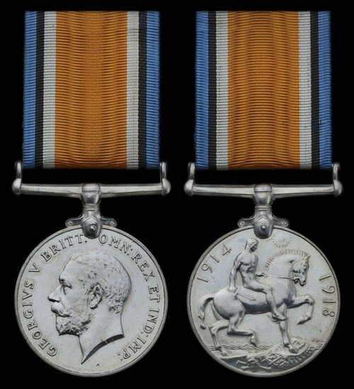 82 - British War Medal 1914-20 (1093 Pte. N. J. Gilder, Bombay Bn. I....