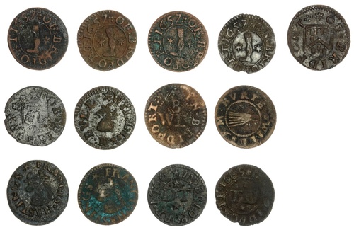 4611 - Dorset, Bridport, Farthings (13), Richard Bagg (4), mercer, 1657...