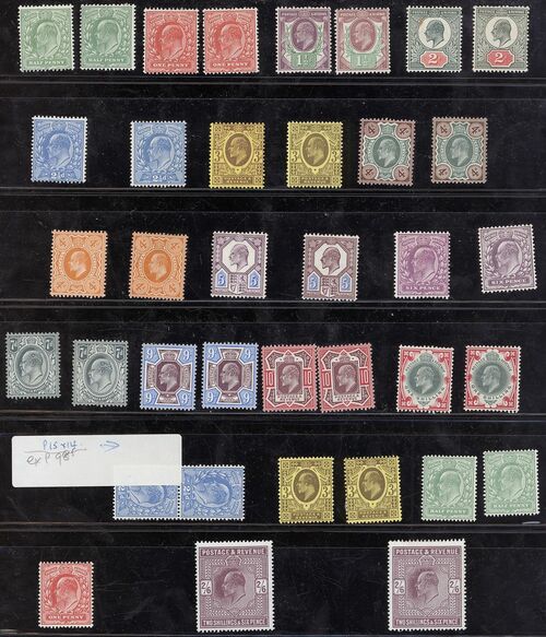 2699 Great Britain Collections And Ranges Mint Selection 59 On Stoc 2699 Great Britain Collections And Ranges Mint Selection 59 On Stoc