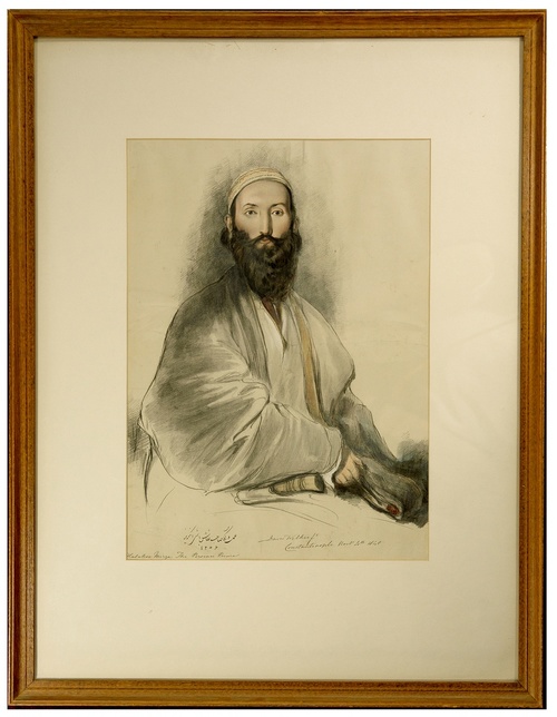780 Prince Hulaku Mirza. Colored lithograph by J. Nash 1843 after Si...
