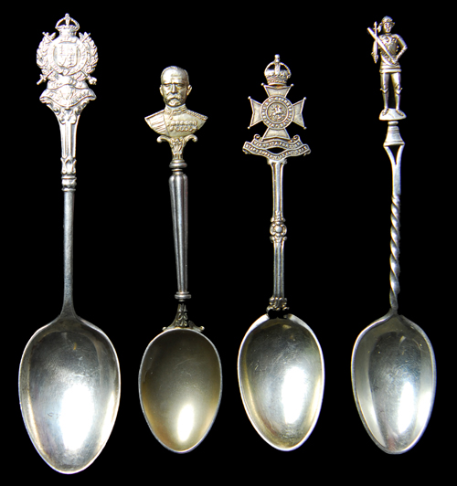 481 A Collection of Commemorative Teaspoons Three Teaspoons of the E...