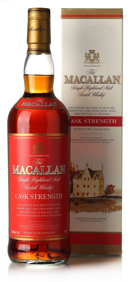 38 Macallan Cask Strength Red Label