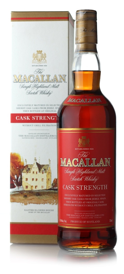 80 Macallan Cask Strength Red Label
